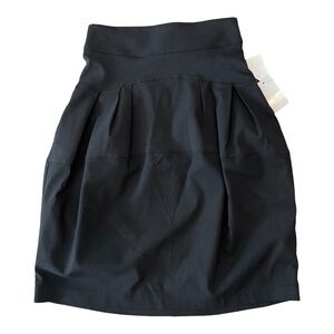 Tierra + Tutu Womens Black Pleated Puff Short Skirt Solid 4 New